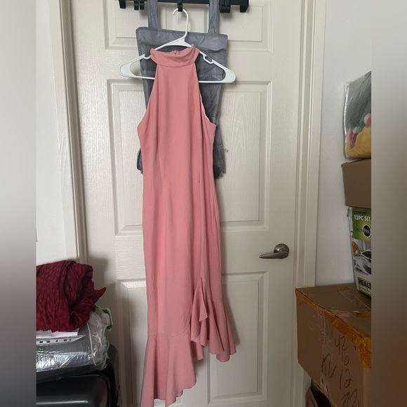 NWT The Fashion Poet Ruffle Mock Neck Dress - Picture 4 of 7